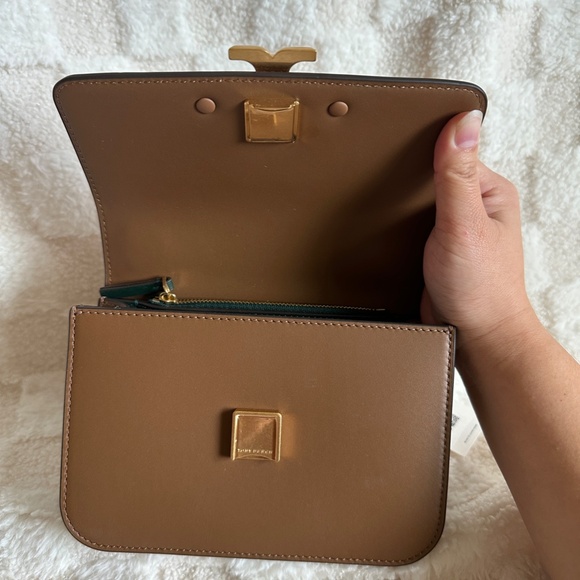 NWT!RARE! Tory Burch Small Eleanor Bag in Moose/Brown Women's Shoulder Bag 73589 - Picture 10 of 14